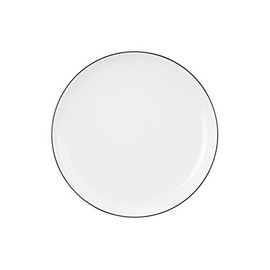 SELTMANN WEIDEN Brotteller - Durchmesser: 17 cm - Höhe: 1,9 cm - Lido - Form: Rund - 10826 Weiß - Black Line