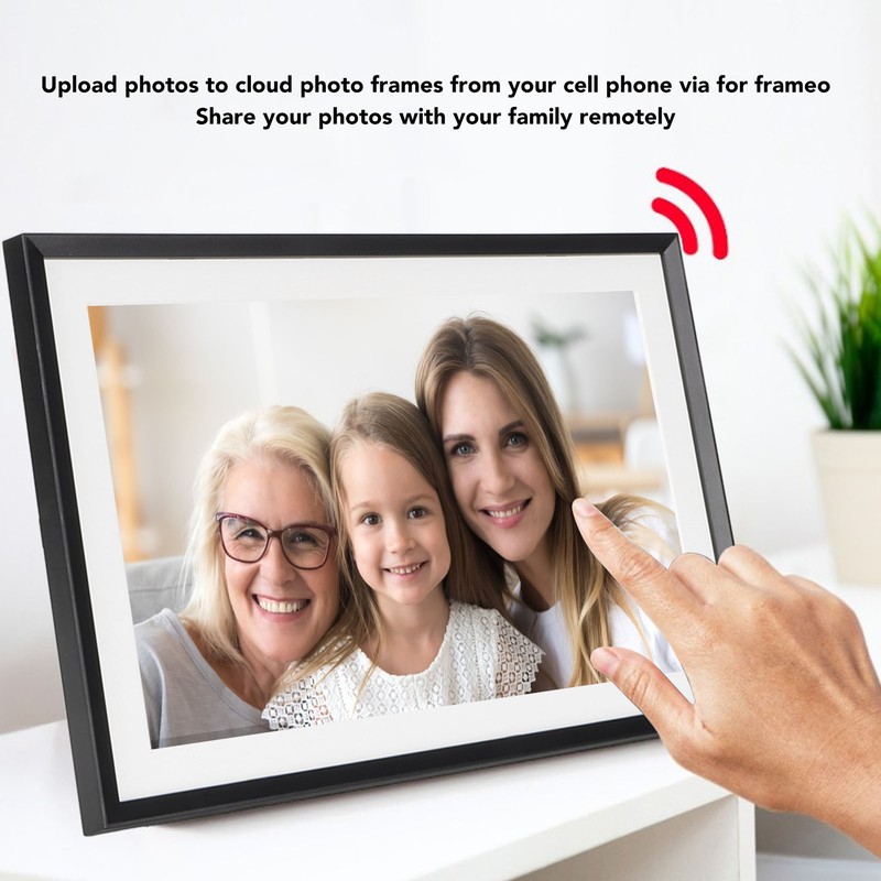 10 Inch WiFi Digital Picture Frame IPS Touch Screen App