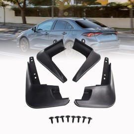 SEBLAFF 4 protectores de guardabarros de repuesto para guardabarros Corolla Sedan 2014 2015 2016 2017 2018 2019