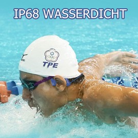 Bone Sound Headphones Wireless Bluetooth Headphones Swimming Waterproof IP68 Open Ear Bone Conduction Sports Headphones Built-in 8GB Memory, MP3 Sports Headphones with Ear Hook for Swimming Running