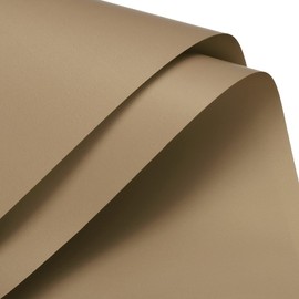 MECCANIXITY MECCANIXITY 10 Pcs Flower Wrapping Paper 22.8x22.8 Inch Waterproof Florists Wrapping Paper for Florist Bouquet Supplies, DIY Crafts, Gift/Gift Box Packaging Brown