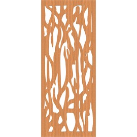 Ekena Millwork WALW22X55X0375MUSCH Mussey Decorative Fretwork Wood Wall Panels, 21 3/8"W x 54 3/8"H, Cherry