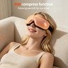 Eye Massager with Heat，Foldable Bluetooth Eye Mask，Eye Mask for Eye