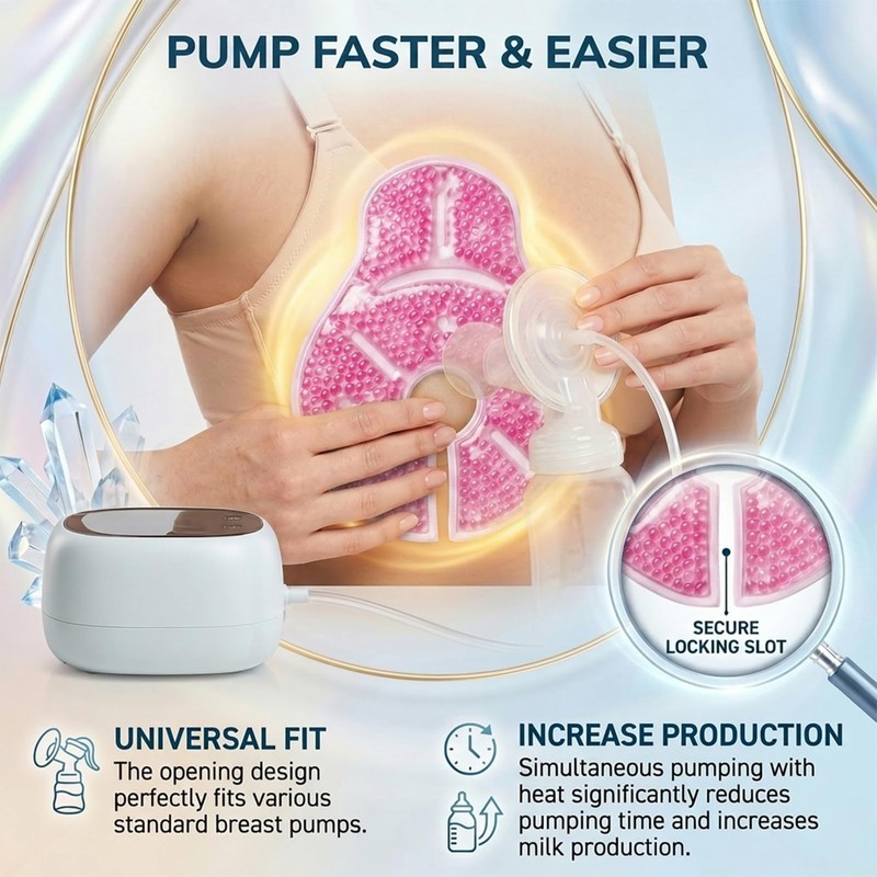 Breast Ice Pack 2 Pack Gel Ice Pack for Breast