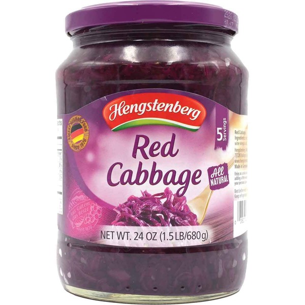 Hengstenberg Salads, Red Cabbage, 24 Ounce (Pack of 12)