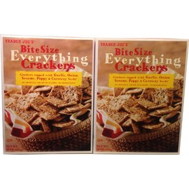 Trader Joes Bite Size Everything Crackers (2 Pack)