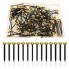 Picture Pins Nails, 100pcs Picture Hanging Nails for Wall Pins
