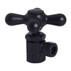 Westbrass Flat Head Toilet Kit with Cross Handles, 1/2" IPS