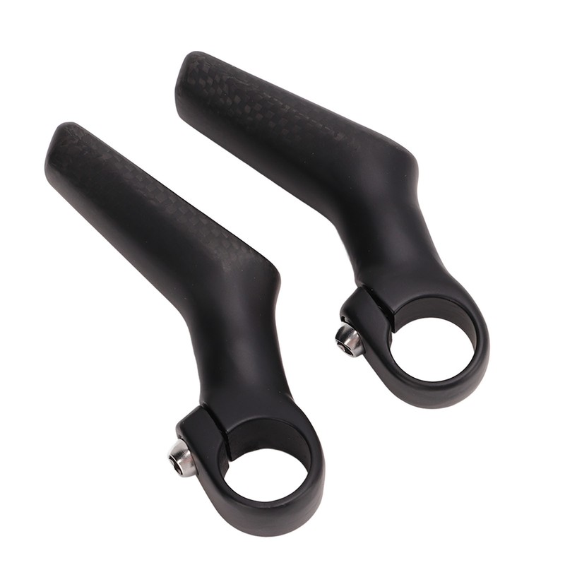 Mountain Bike Handlebars Bar Ends 1 Pair Carbon Fiber 3K