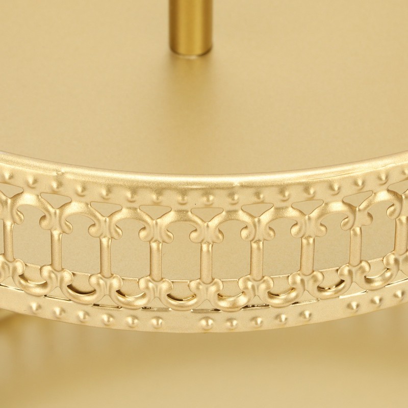 2 Tier Fruit Tray Gold Elegant Large Capacity Decorative Multi