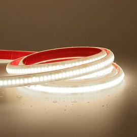 HEGEHE HEGEHE 12V COB LED Streifen Naturwei?, 320LEDs/m Superhell Hohe Dichte IP68 Wasserdicht Flex Selbstklebend COB LED Leiste Lichtband Strip fr DIY Innen-und Au?enbeleuchtung Projekte (Naturwei?, 4M)