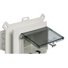 iMBAPrice DBHC Outdoor Outlet Cover, Clear 1-Gang Horizontal Extra Duty