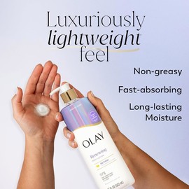 Olay Body Lotion for Women Soften and Visibly Smooth Skin with Retinol Serum 24-Hour Moisture Hyaluronic Acid / 여성용 올레이 바디 로션 레티놀 세럼으로 부드럽게 눈에 띄게 매끄러운 피부 24시간 수분 Hyaluronic Acid