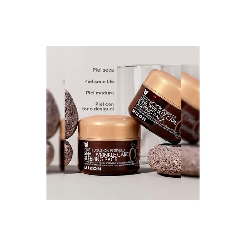 Mizon Snail Wrinkle Care Sleeping Pack 80ml Mascarilla Facial Noche