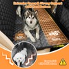 Dog Car Seat Cover for Back Seat,Hard Bottom Hammock Hold