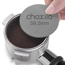 Espresso Puck Screen Choxila 1.7 Thickness 100μm Filter Fineness Reusable Filters Stainless Steel Coffee Filter Disc Puck Screen for Espresso Accessories (58.5)