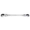 TONE Double Swivel Ratchet Box Wrench HPRMFW-1417 Double-sided width 0.55