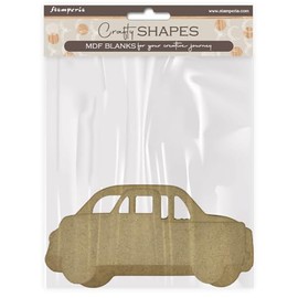 Stamperia - Crafty Shapes for Scrapbooks, Albums, Cards, and Bullet Journals, Decorate with Papers and Paint, Perfect for Hobbies, Crafts, and Gifting (Art of Travelling, Car and Truck) (2pcs)
