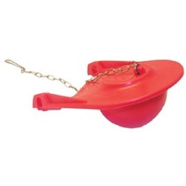 (12)-Lasco Kohler Class 5, 3 In. Red Rubber Toilet Flapper with Chain 04-1539