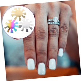 Minkissy 3pcs shape nail metal nail manicure nail art template tool French guide tool Color nail accessories for nail art french nail tool Nail supplies template