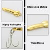 5 Pcs Fishing Spoons Lures Metal Hard Baits Funny Fishing
