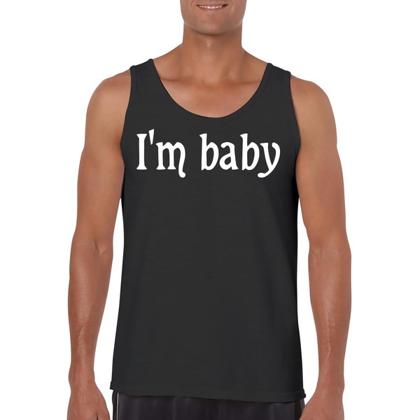 I'm Baby - Funny Men's Sleeveless Tank Top – Comfortable
