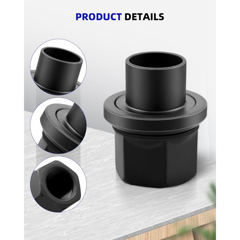 12PCS Two-Piece 19mm Sleeve Flanged Wheel Lug Nuts Fit Steel
