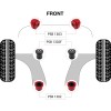 PSBushings 6x Mini Cooper Hatch-F55/56 (14-24) Front Arm-Front/Rear