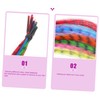 Mikinona Trendy Hair Extensions Kit Crochet Loop Tool Hair Beads