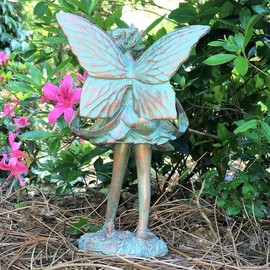 Homestyles Emily Fairy Figurine #96212 Garden Statue Bronze Patina