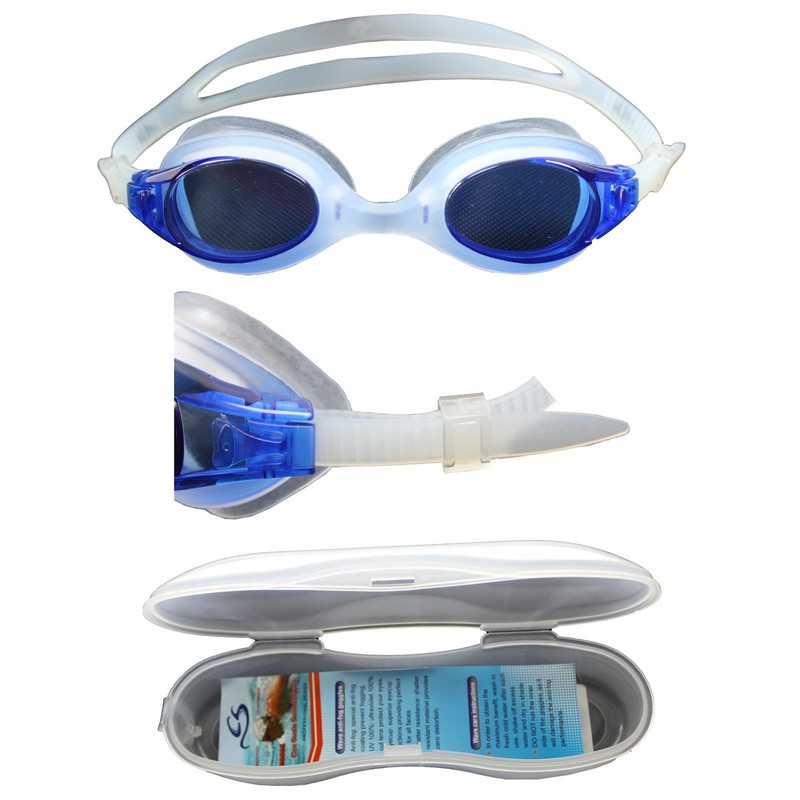 COX SWAIN Swimming Goggles Glasses PROTECT Professional Series, Colour: Clear