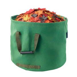 Courtyard Connect Large Canvas Military Green Garden Waste Bag with Strong Handles & Seams 125L Durable Heavy Duty,Collapsible with Easy-Tip Handle,Reusable,UK Seller,Exceptional Customer Support