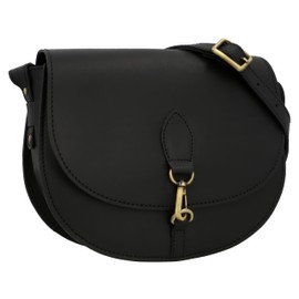 Gusti Umhängetasche Leder - Wiebke Damen Schultertasche Ledertasche Umhängetasche Abendtasche kleine Tasche crossbody bag Echtleder Schwarz