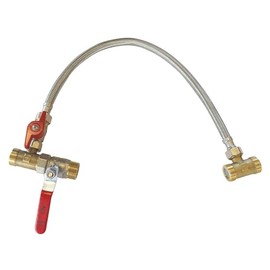Aquawater - 104213 - Standard bypass kit with flexible EPDM -stainless steel -mesh 50 cm - practical and quick to install - suitable for filter types with 3/4 female equipment