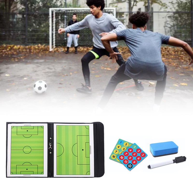 Coach's Soccer Strategy Boards Magnetic Dry Erase Football Coaching Board