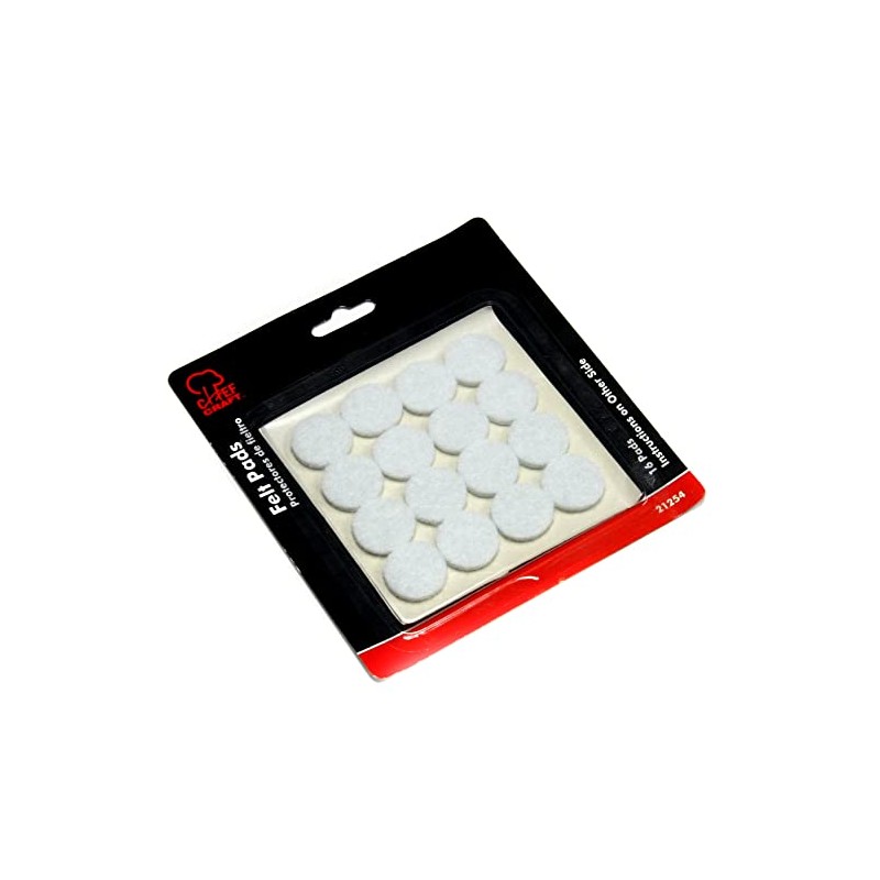 Chef Craft 21254 Select Felt Pads, .75 inch in Diameter