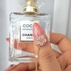 Flower ending handmade nail tip - Square / 플라워 엔딩