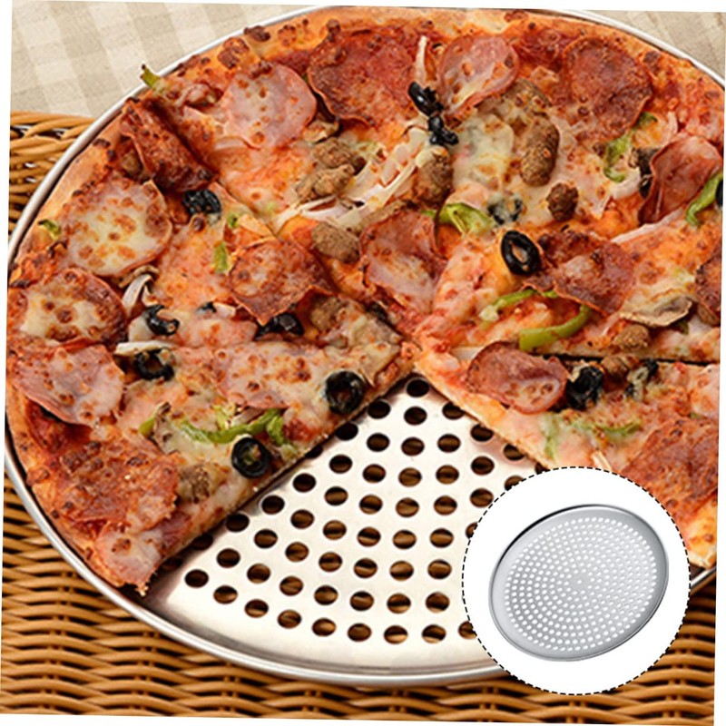 FUNOMOCYA Multi-Purpose Pizza Pan Round Baking Sheet Replaceable Plate Heat