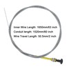 YGQ Universal Push Pull Choke Control Cable 63 inch Inner