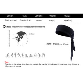 Yizhet Pack of 2 Sports Headbands, Men's Headbands, Tennis Headband, Running Headband, Sweatband, Moisture Wicking Hair Band for Yoga, Running, Headbands for Men and Women