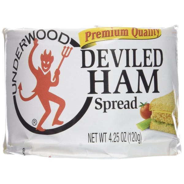 Underwood Deviled Ham 4.25 Oz can - Pack of 12