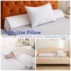 Euphpivigy King Bed Wedge Pillow Headboard (76"x10"x6"), Bed Mattress Gap