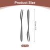 sourcing map 12 Pcs Pickle Fork, 5.2 Inch Olive Fork