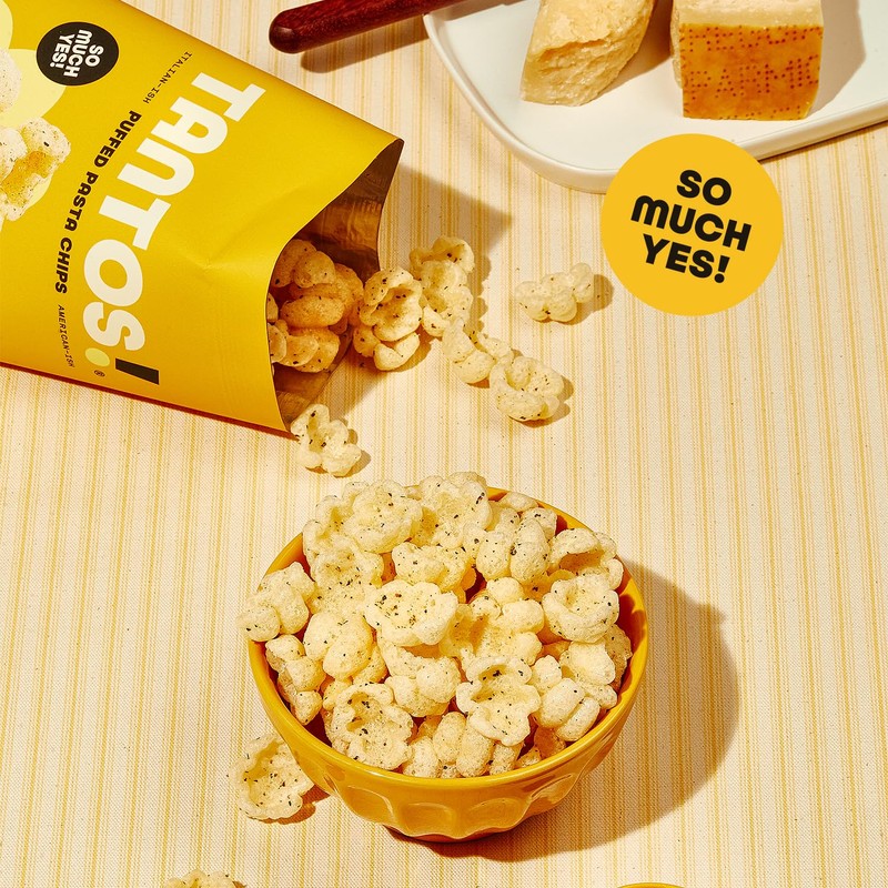 Tantos! Puffed Pasta Chips – Healthy Pasta Snack by Top