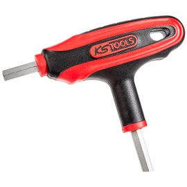 KS Tools 151.8135 ERGOTORQUEplus T-handle ball ended hexagon key wrench, 6mm