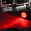 Partsam 5Pcs 2 Inch Round Led Marker Lights 9 Red