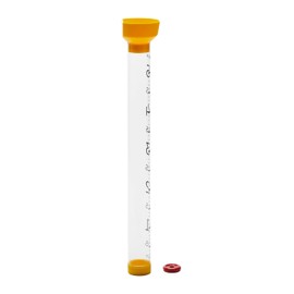 Taylor Jumbo JR Rain Gauge, Measure and Monitor Precipitation, Easy to Read for Backyard, Patio, Garden, and Lawn, 5-inch, Yellow