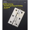 6PCS Stainless Steel Folding Bearing Hinge 3 inch Door and