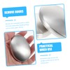 TOVINANNA Stainless Steel Soap Bar 2pcs Set Odor Remover Hand