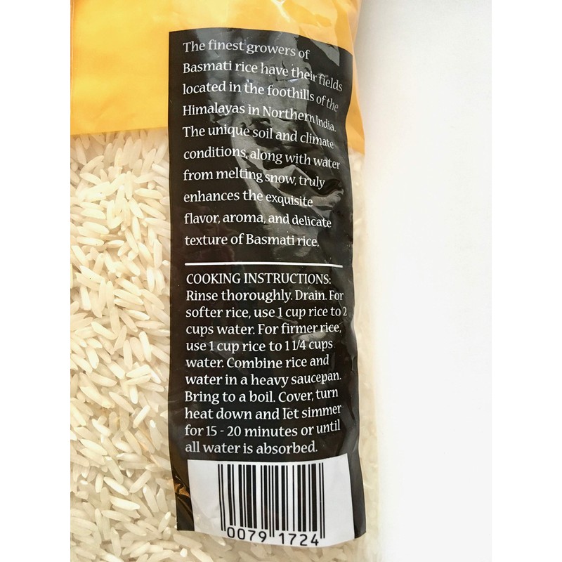 Trader Joe's Organic Basmati Rice NET WT.32OZ (2LBS) 908g